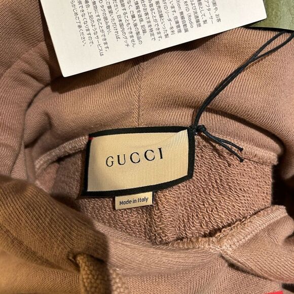 Women’s Gucci, lightning web logo hoodie size XS fits like a medium made Italy - Picture 6 of 11